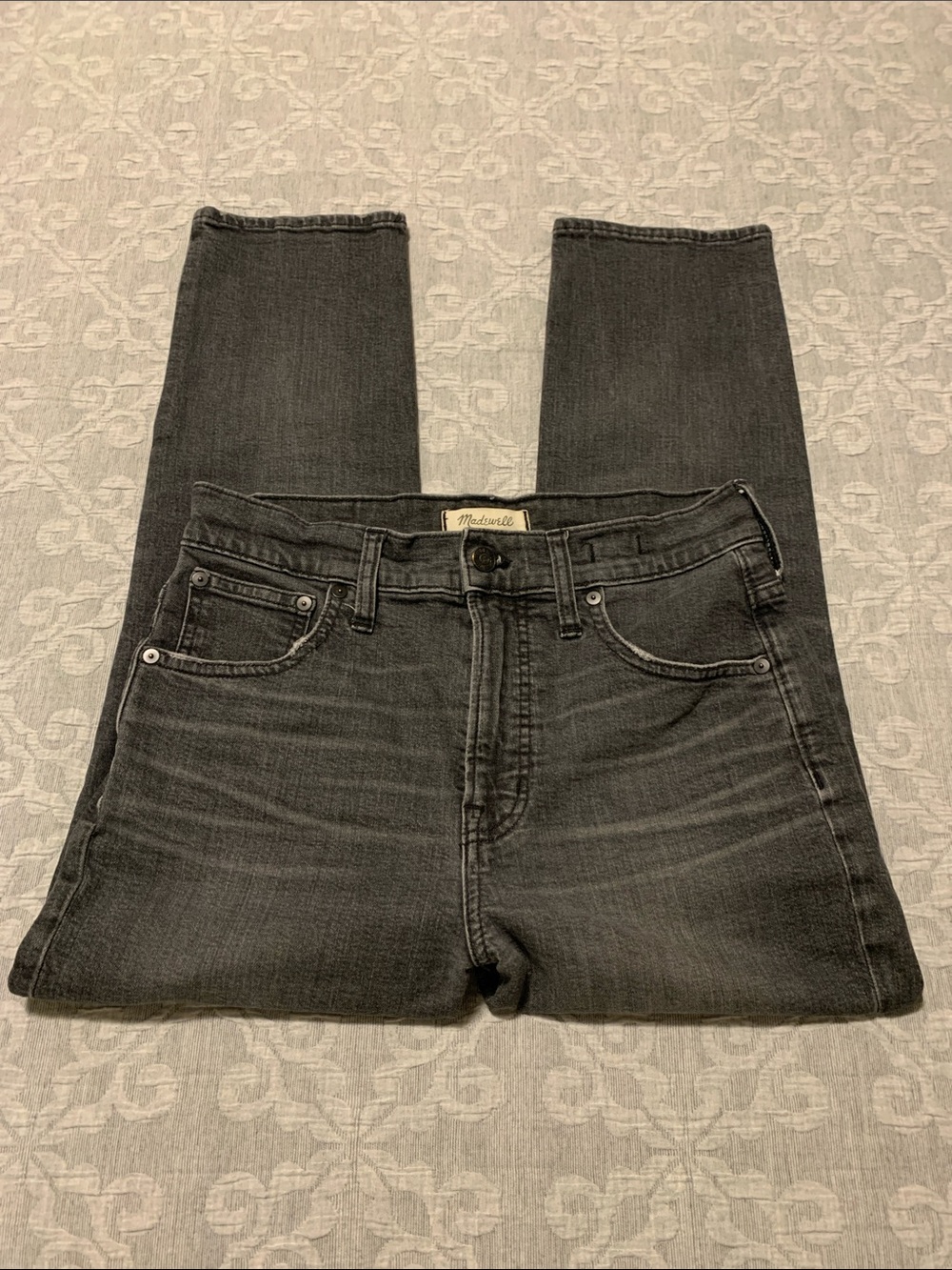 Madewell The Perfect Vintage Crop Jean in Washed Charcoal (Size 27P)